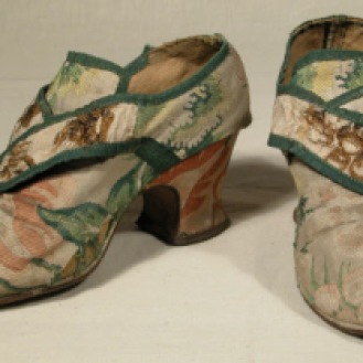Brocade shoe 1730 - 40