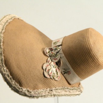 Leghorn bonnet 1830 - 35