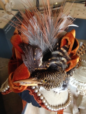 1880s-90s Bird Hat, on loan from the Hereford Museum Resource and Learning Centre