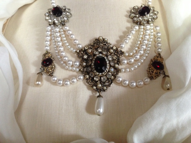 Necklace, 'The Wedding dress', The Duchess exhibition at Berrington Hall, April 1st - June 31st 2014